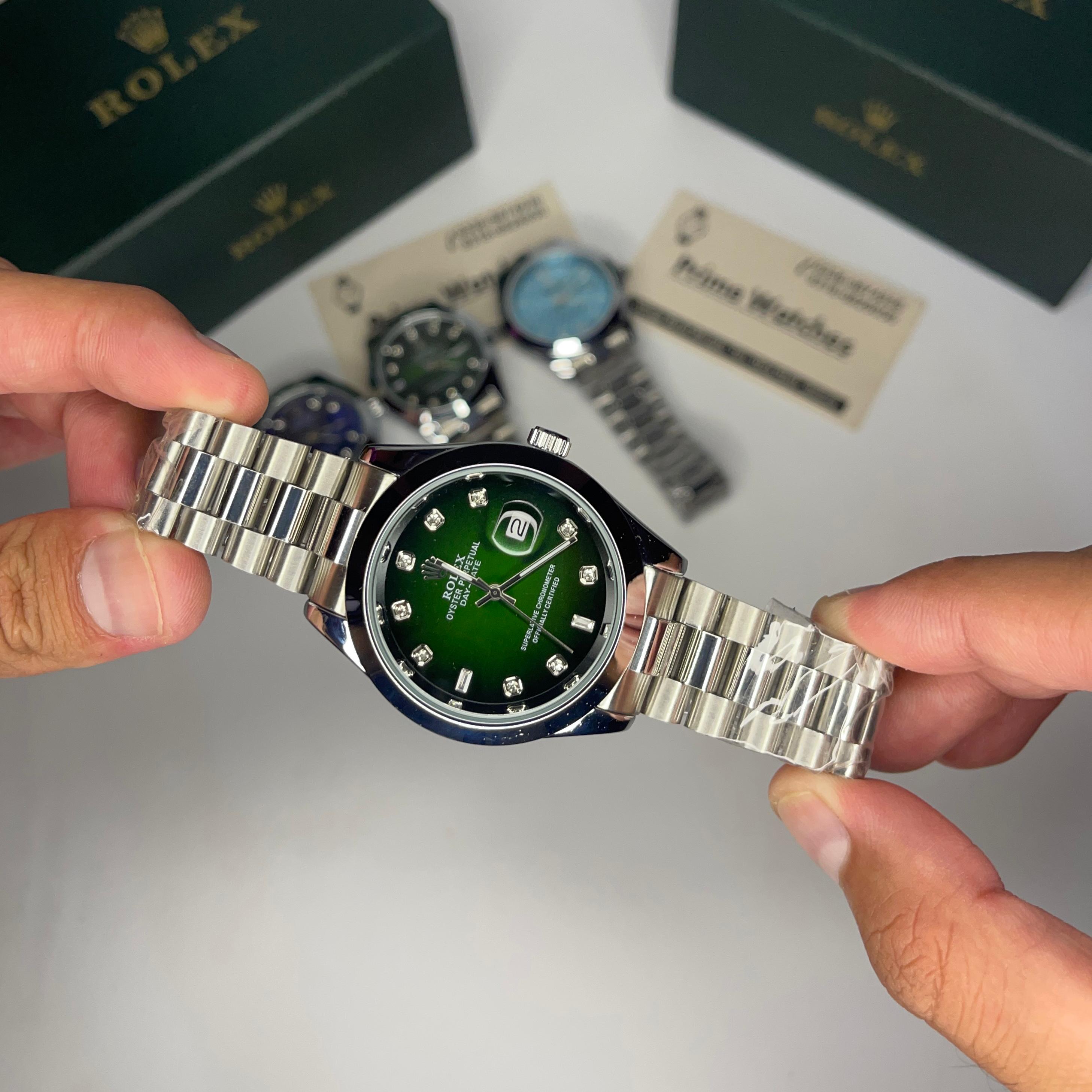 💎 Rolex Luxury Watch Green the Crown of Watches 💎