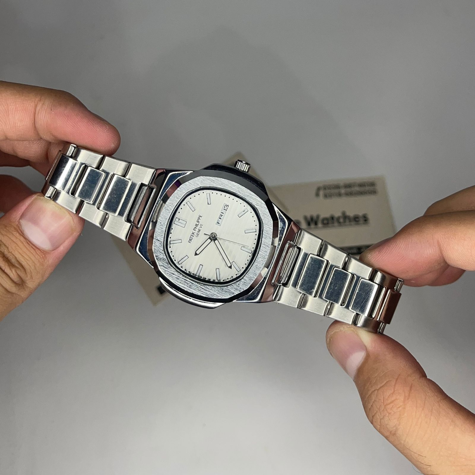 PATEK PHILIPPE Watch 5711 Silver with white